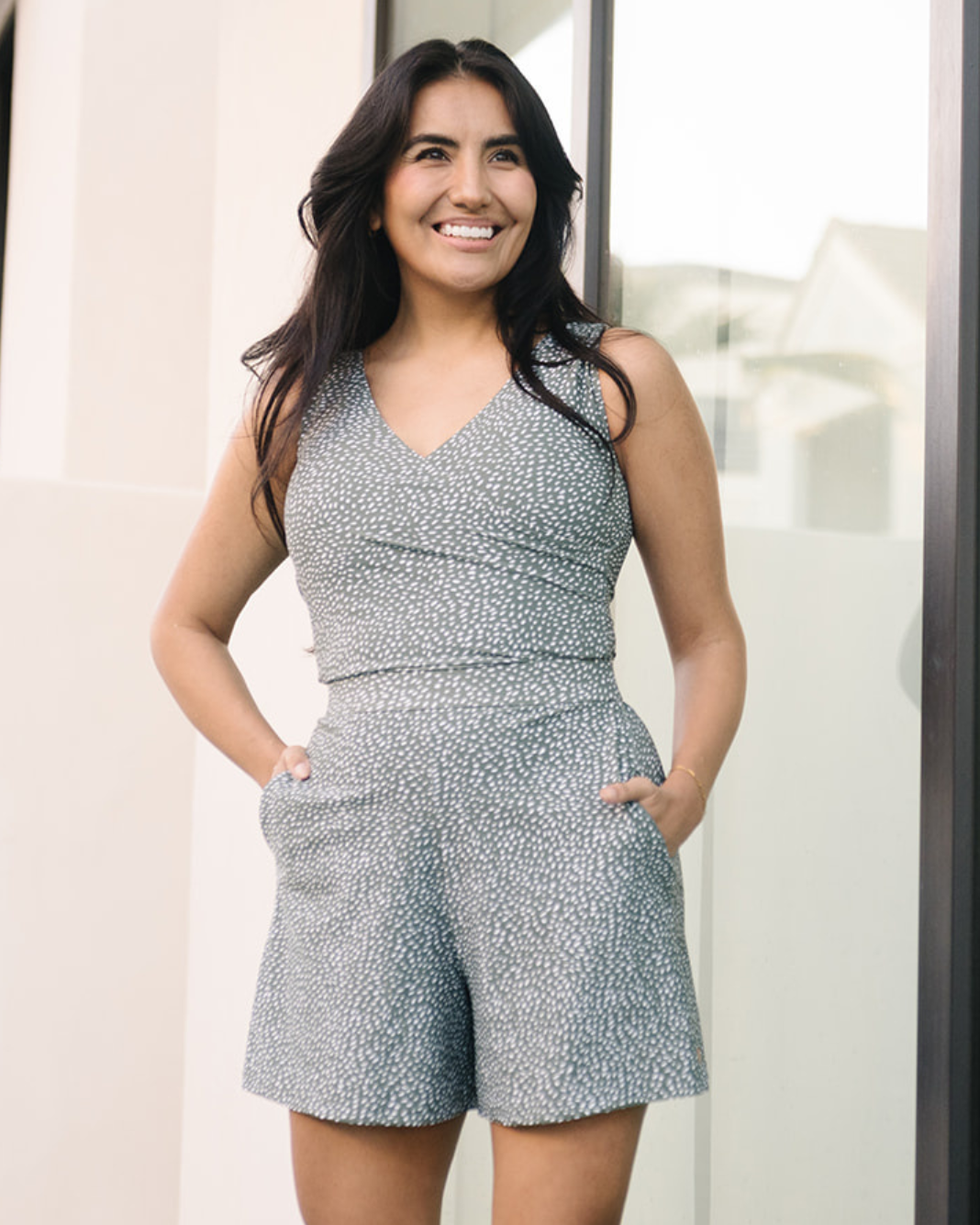 basil wrap top - FINAL SALE