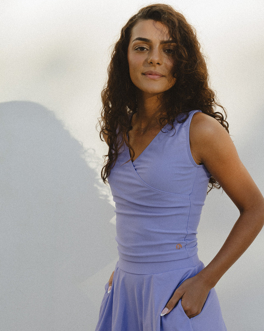 basil wrap top - FINAL SALE