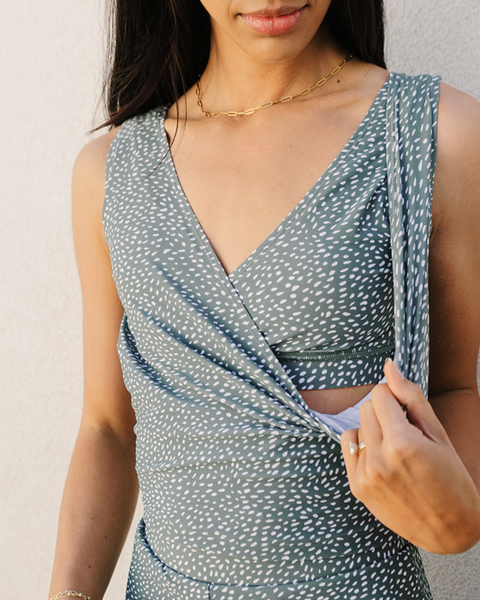 Basil Wrap Top