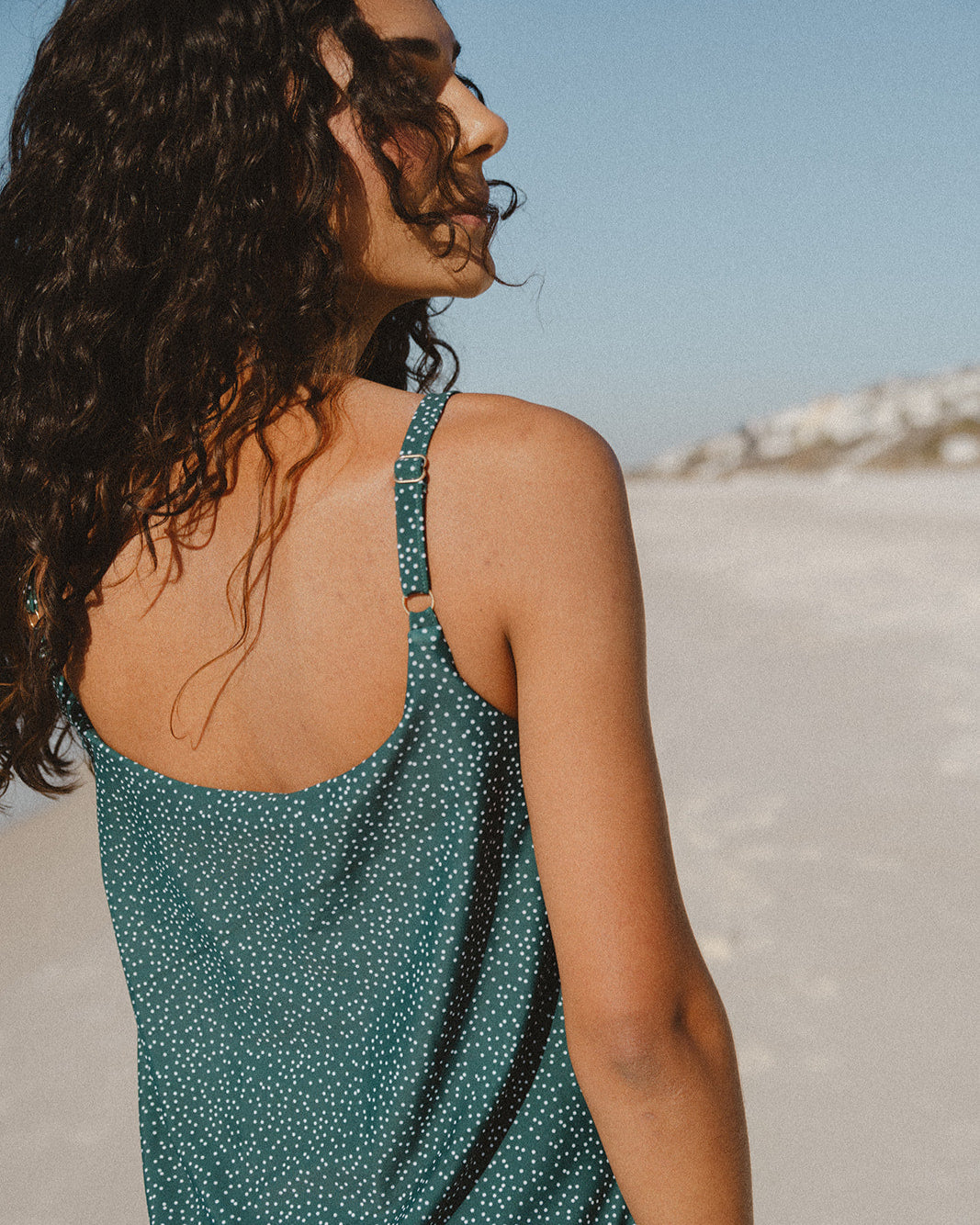 peppermint swim dress - FINAL SALE