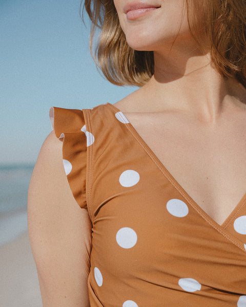 Ginger Swim Romper