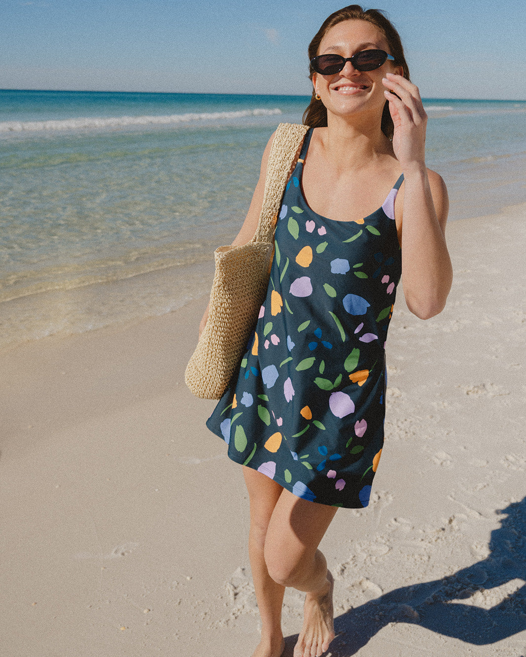 peppermint swim dress - FINAL SALE