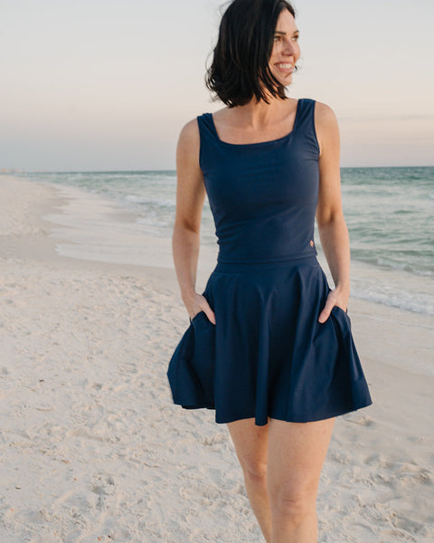 Retro Swim Skirt