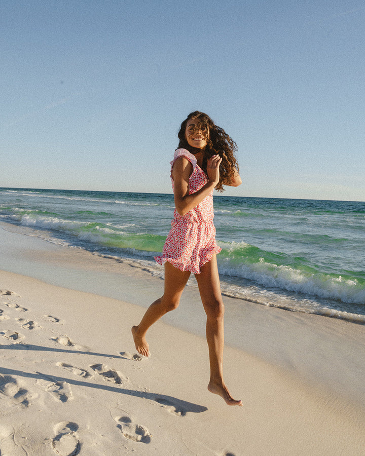 ginger swim romper