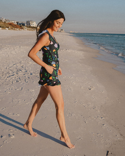 Ginger Swim Romper