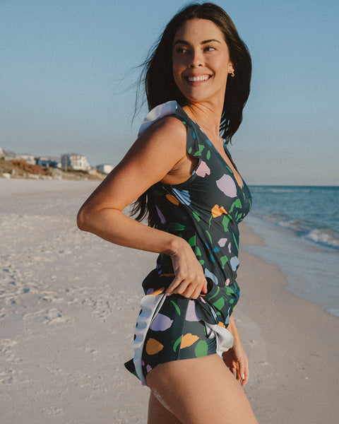Ginger Swim Romper