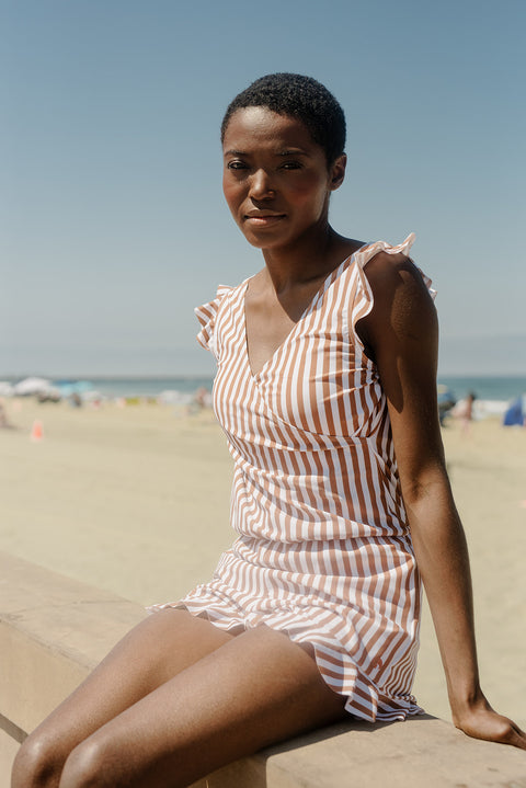 Ginger Swim Romper