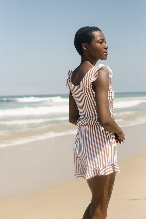 Ginger Swim Romper
