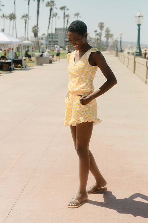 Ginger Swim Romper