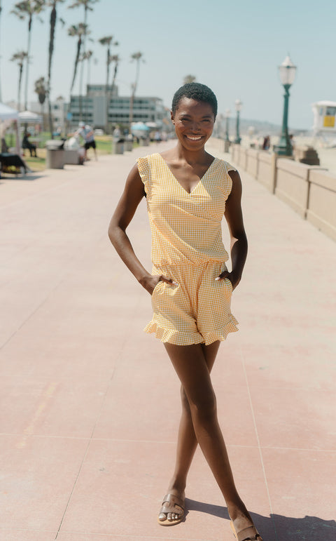 Ginger Swim Romper
