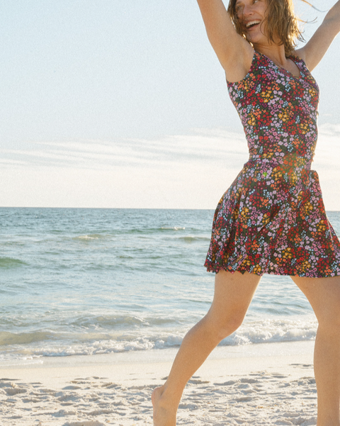 Retro Swim Skirt