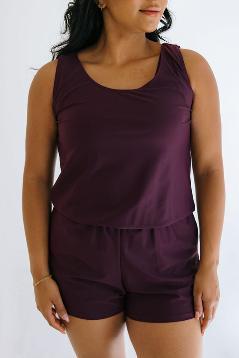 Sage Swim Romper