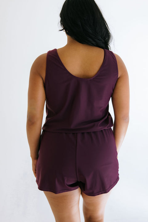 Sage Swim Romper