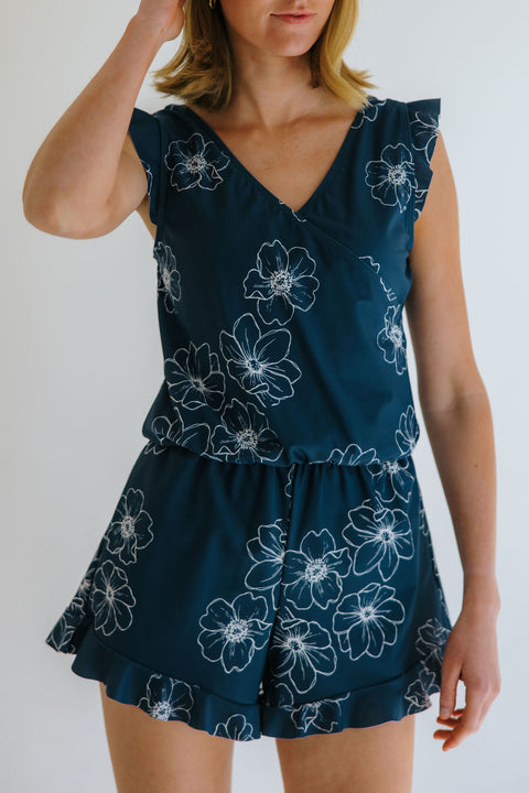 Ginger Swim Romper