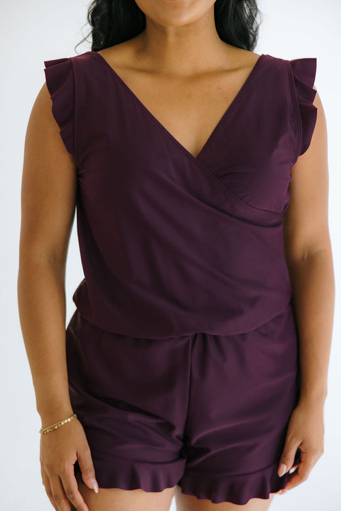 Ginger Swim Romper