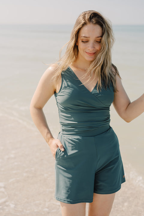 Basil Wrap Top