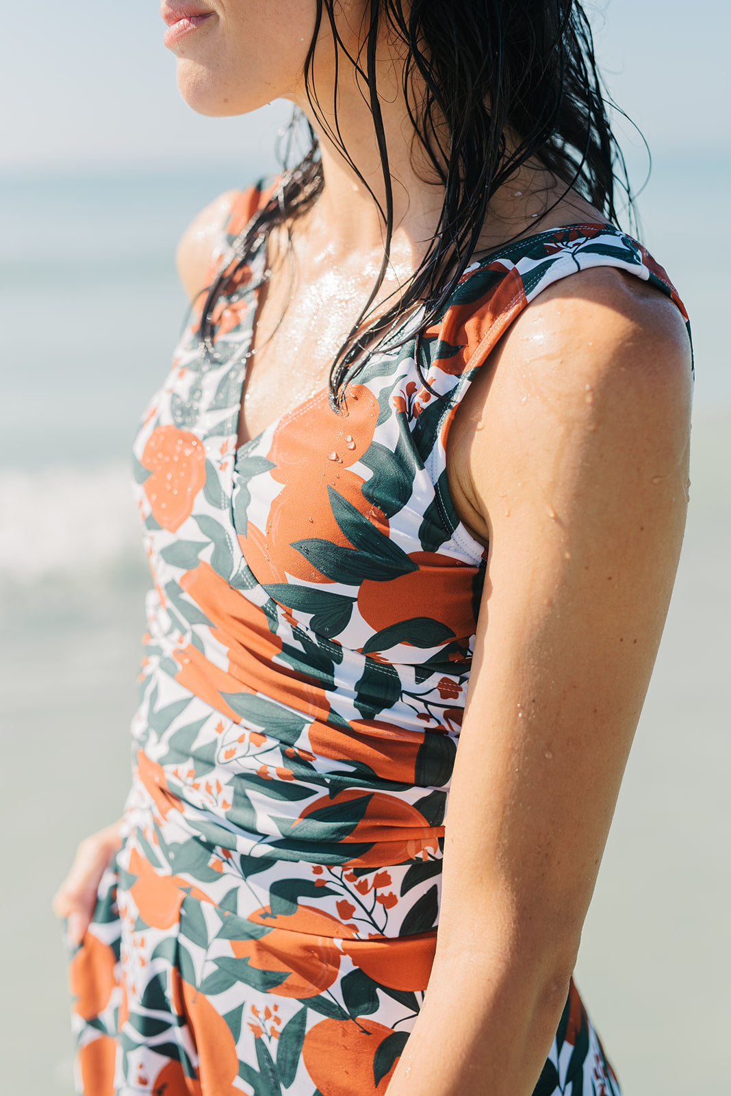 basil wrap top - FINAL SALE