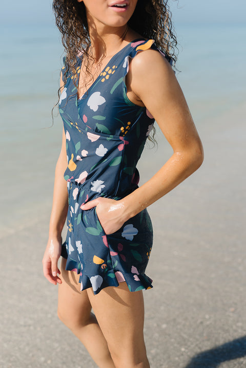 Ginger Swim Romper