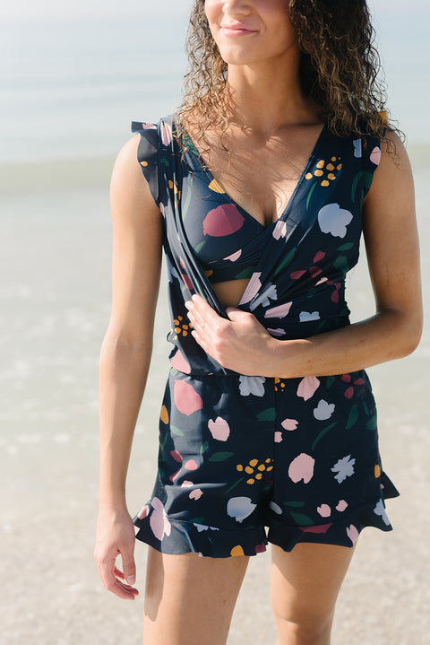 Ginger Swim Romper