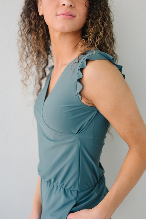 Ginger Swim Romper