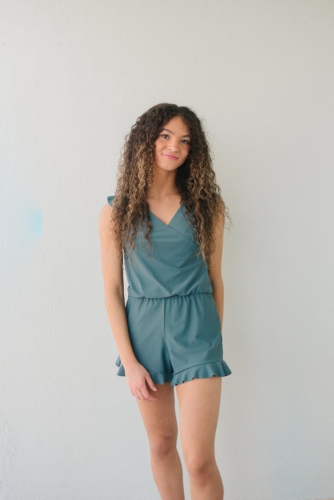 Ginger Swim Romper